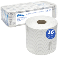 KLEENEX 600 Toilet Tissue Rollen Toilettenpapier,  2-lagig 8441,  1 Paket = 6 x 6 Rollen á 600 Blatt
