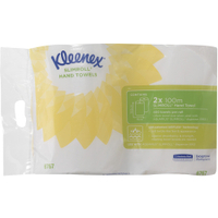 Kleenex Slimroll Rollenhandtuchpapier,  weiß 6767,  1 Karton = 3 Beutel à 2 Rollen