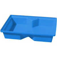 Kleingebindewanne aus Polyethylen Abmessung: 100, 0 x 60, 5 x 20 cm,  für 63 l