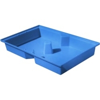 Kleingebindewanne aus Polyethylen Abmessung: 119, 5 x 79, 5 x 18, 5 cm,  für 104 l