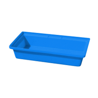 Kleingebindewanne aus Polyethylen Abmessung: 80, 5 x 40, 5 x 17, 0 cm,  für 31 l