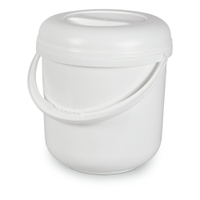 Kosmetikeimer mit Kunststoffbügel,  10 Liter 00737410,  1 Eimer