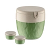 Koziol Bento Box BENTOBOX L,  3-teilig 7198703,  1 Set,  Farbe: grün