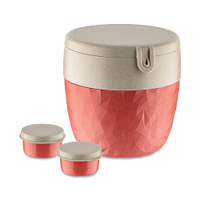 Koziol Bento Box BENTOBOX L,  3-teilig 7198704,  1 Set,  Farbe: koralle