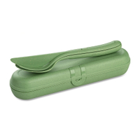 Koziol Bestecketui KLIKK READY inkl. Besteckset 7070703,  1 Set,  Farbe: grün