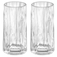Koziol CLUB No. 8 Superglas 300 ml,  2er Set 4415535,  1 Set = 2 Gläser