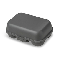 Koziol Eierbox EGGS TO GO MINI,  6 Eier 7186701,  Farbe: dunkelgrau