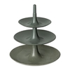 Koziol Etagere BABELL L,  3-stöckig 7180701,  Farbe: dunkelgrau