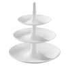 Koziol Etagere BABELL L,  spülmaschinengeeignet,  3-stöckig 3180525,  Farbe: weiß