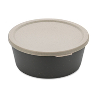Koziol Frischhaltedose CONNECT BOWL mit Deckel,  400 ml 7202701,  Farbe: dunkelgrau
