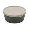 Koziol Frischhaltedose CONNECT BOWL mit Deckel,  890 ml 7271701,  Farbe: dunkelgrau