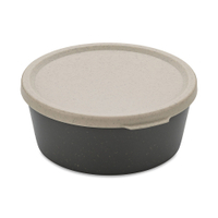 Koziol Frischhaltedose CONNECT BOWL mit Deckel,  890 ml 7271701,  Farbe: dunkelgrau