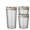 Koziol Frischhaltedosen PRICE OSLO,  3-teilig 7877700,  1 Set,  Farbe: beige
