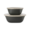 Koziol Frischhaltedosen Set CONNECT BOX KOPENHAGEN,  2-teilig 7874701,  1 Set,  Farbe: dunkelgrau