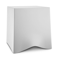 Koziol Hocker BRIQ,  bis 150kg 5788525,  Farbe: weiß