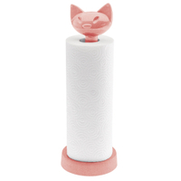 Koziol Küchenrollenhalter MIAOU,  Abrollstopp 7225704,  Farbe: koralle