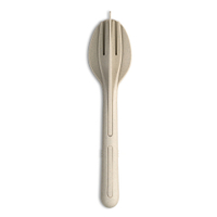 Koziol KLIKK Besteck-Set 3-teilig 4003700,  Farbe: beige/sand