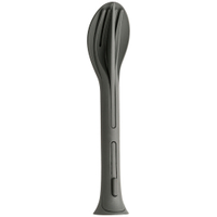 Koziol KLIKK POCKET Besteck-Set 3-teilig 4036701,  Farbe: grau