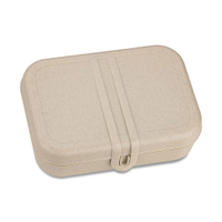Koziol Lunchbox PASCAL L mit Trennsteg,  spülmaschinengeeinget 7152700,  Farbe: beige