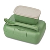 Koziol Lunchbox Set CANDY READY inkl. Besteck,  3-teilig 7272703,  1 Set,  Farbe: grün