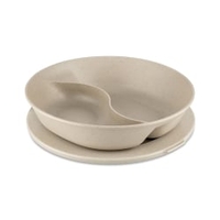 Koziol Menüteller CONNECT SEPAREE mit Deckel,  1, 5 Liter 7278700,  Farbe: beige