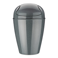 Koziol Schwingdeckeleimer DEL M,  12 Liter 1401120,  Farbe: grau