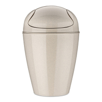 Koziol Schwingdeckeleimer DEL M,  12 Liter 1401121,  Farbe: beige