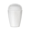 Koziol Schwingdeckeleimer DEL S,  5 Liter 1402125,  Farbe: weiß