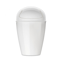 Koziol Schwingdeckeleimer DEL S,  5 Liter 1402125,  Farbe: weiß