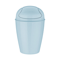 Koziol Schwingdeckeleimer DEL S,  5 Liter 1402126,  Farbe: blau