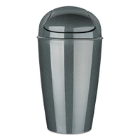 Koziol Schwingdeckeleimer DEL XL,  30 Liter 1449120,  Farbe: grau