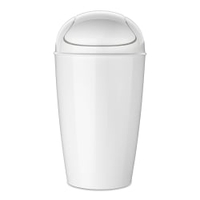 Koziol Schwingdeckeleimer DEL XL,  30 Liter 1449125,  Farbe: weiß