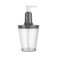Koziol Seifenspender FLOW,  250 ml 1406120,  Farbe: grau