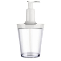 Koziol Seifenspender FLOW,  250 ml 1406125,  Farbe: weiß