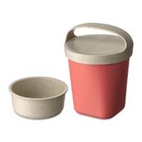 Koziol Snackbox BUDDY mit Einsatz inkl. Deckel,  500 ml 7241704,  Farbe: koralle