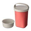 Koziol Snackbox BUDDY mit Einsatz inkl. Deckel,  700 ml 7242704,  Farbe: koralle