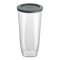 Koziol Vorratsdose CONNECT DRY STORAGE L,  2 Liter 4063701,  Farbe: grau