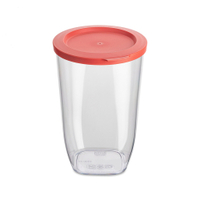 Koziol Vorratsdose CONNECT DRY STORAGE M,  1, 5 Liter 4062704,  Farbe: koralle