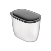 Koziol Vorratsdose CONNECT OVAL STORAGE M,  1, 4 Liter 4064701,  Farbe: grau