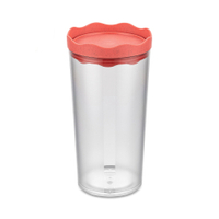 Koziol Vorratsdose PRINCE L,  1 Liter 7069704,  Farbe: koralle