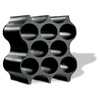 Koziol Weinregal SET-UP,  flexibel aufbaubar 3596526,  Farbe: schwarz