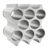 Koziol Weinregal SET-UP,  flexibel aufbaubar 3596670,  Farbe: grau