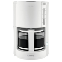 KRUPS ProAroma Filterkaffeemaschine,  10-15 Tassen F30901,  Farbe: weiß