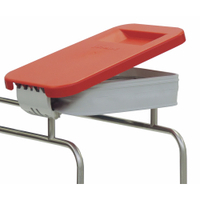 Kunststoffdeckel für Wäschesammler & Stationswagen KDS2,  gelb