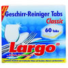 LARGO Geschirr-Reiniger Tabs Classic 60116,  1 Packung = 60 Tabs à 18 g
