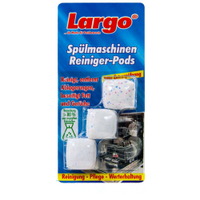 Largo Spülmaschinenreiniger Tabs,  3er Packung 60098,  1 Packung = 3 Tabs à 20 g