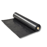 LDPE-Folie,  schwarz 1 Rolle,  Stärke: 200 my