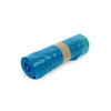 LDPE Zugbandsäcke 120 Liter,  blau,  Typ 60 1 Karton = 10 Rollen à 25 Stück = 250 Stück