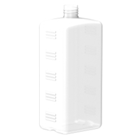 Leerflasche Modell 1000-25,  rechteckig,  HDPE natur 10984,  1 Stück