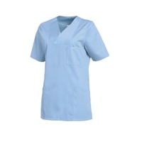Leiber Damenkasack,  kurzarm,  leicht tailliert,  aqua 08/2732/70-3XL,  Größe: 3XL